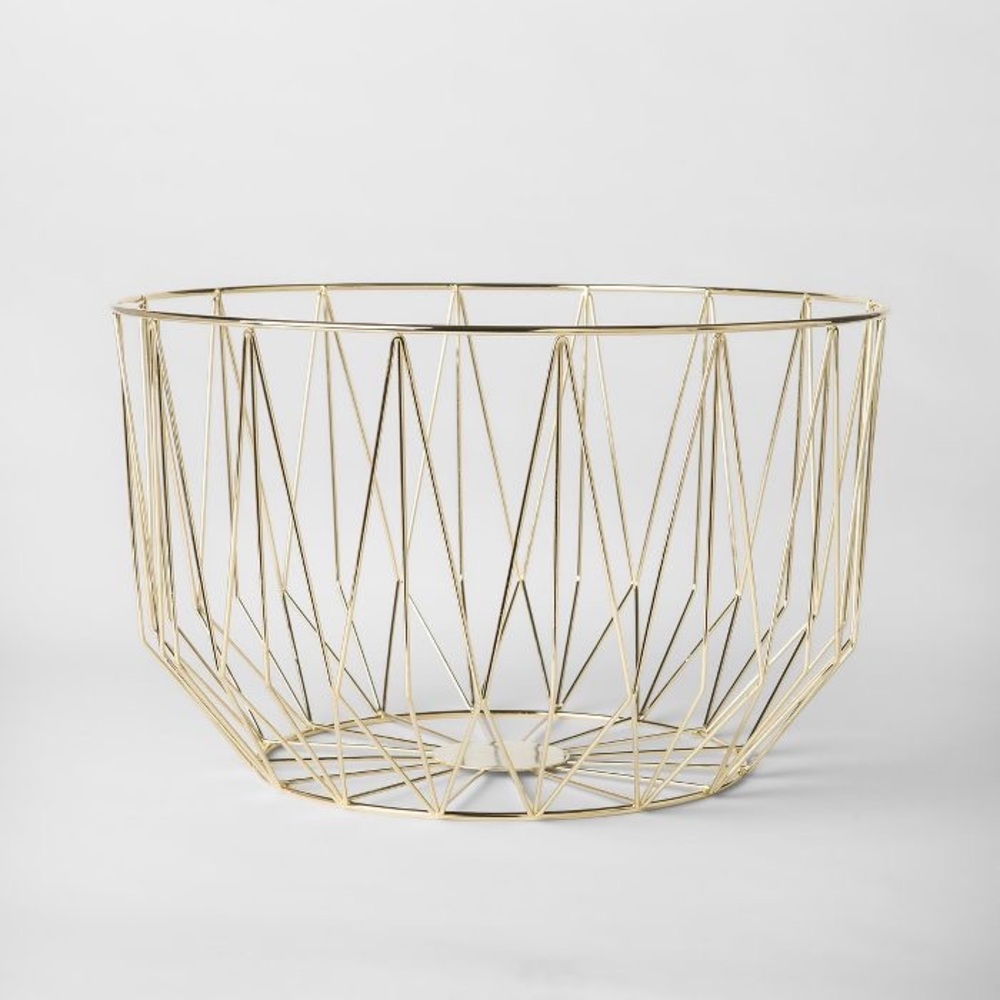 ISO PROJECT 62 GOLD WIRE STORAGE BASKET